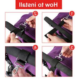 2 x Baby Pushchair Stroller Clip Hook Buggy Pram Diaper Bag 