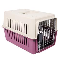 20" Pet Carrier Puppy Cat & Dog Portable Travel Plastic Crat