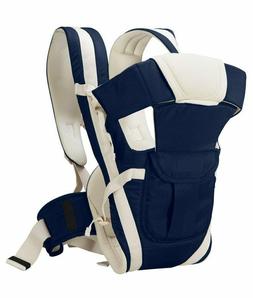 4-in-1 Baby Carrier Kids Sling Adjustable Backpack Polycotto