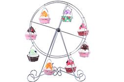 Ferris Wheel Cupcake Stand - Metal Wire Frame - Dessert Carr