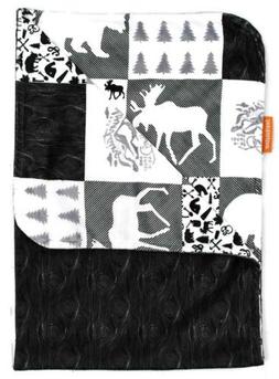 Dear Baby Gear Deluxe 38 x 29 Inch, Mountains Moose Bear Woo