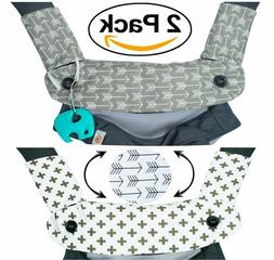 Mila Millie Baby Carrier Bib and Teething Pads 3 Piece Set