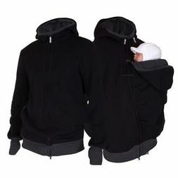 Baby Carrier Coat Jacket Kangaroo Dad Men Sweatshirt Hoodies