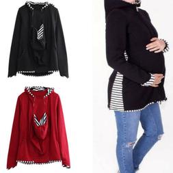 Women Baby Carrier Jacket Kangaroo Maternity Outerwear Coat 