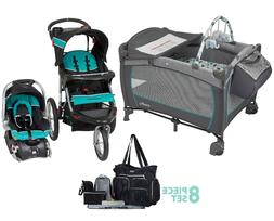 Baby Jogger Stroller with Car Seat Diaper Bag Set Playard Wa