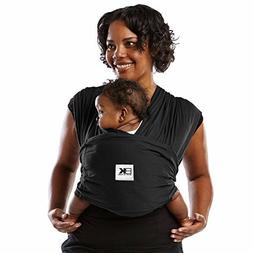 Baby K'Tan NIB Basic Black Easy Baby Carrier Baby Wrap Baby 