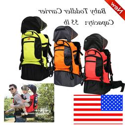 Baby Toddler Carrier Backpack w/ Stand Child Kid Raincover S