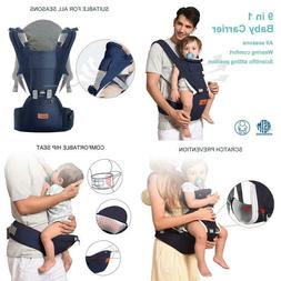Baby Carrier with Hip Seat 9-in-1 Toddler Tush Stool for All