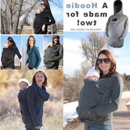 Babywearing Fleece Baby carrier hoodie Kangaroo coat jacket 