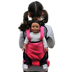 Child's Backpack & Doll Carrier Sleeping Bag For 18In Americ