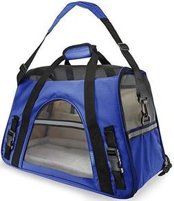 OxGord Large Comfort Carrier Soft-Sided Pet Carrier , Royal 