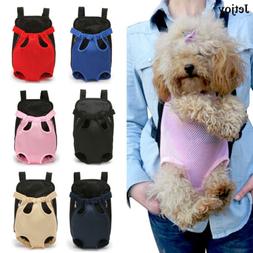 Comfort Pet Dog Mesh Fabric Backpack Carrier Travel Carry Ba
