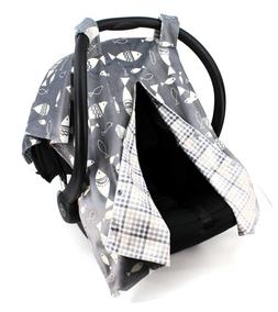 Dear Baby Gear Deluxe Reversible Car Seat Canopy, Custom Min