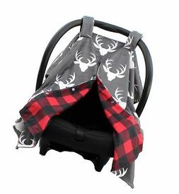 Dear Baby Gear Deluxe Reversible Car Seat Canopy, Custom Min