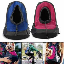 Dog Cat Pet Carrier Backpack Travel Bag Front for dogs Bike 