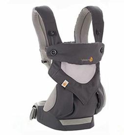 Ergo 360 Four Position breathable carrier Dusty gray New w b
