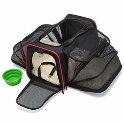 mypal Expandable Soft Pet Carrier, Airline Approved Carrier 