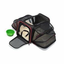 mypal Expandable Soft Pet Carrier, Airline Approved Carrier 