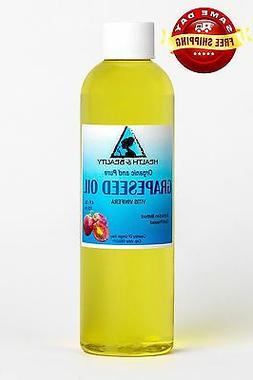 GRAPESEED OIL ORGANIC CARRIER COLD PRESSED 100% PURE 4 OZ