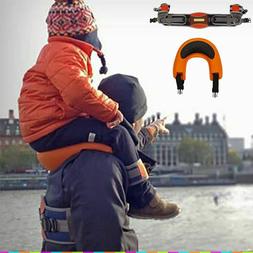 Handsfree Saddle Baby Toddler Dad Shoulder Carrier Seat Comf