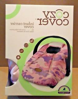 Cozy Cover Infant Carrier Cover Pink Camo~Soft Fleece~Weathe
