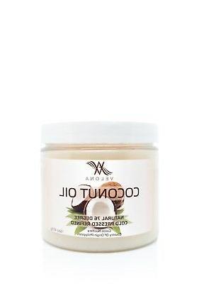 Coconut Oil 76 Degree 16 oz REFINED ORGANIC CARRIER Cold Pre