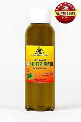 HEMP SEED OIL UNREFINED ORGANIC CARRIER VIRGIN COLD PRESSED 