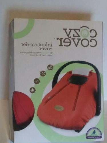 Cozy Cover Car Safety Seat Red Baby Carrier Infant Kids Vehi