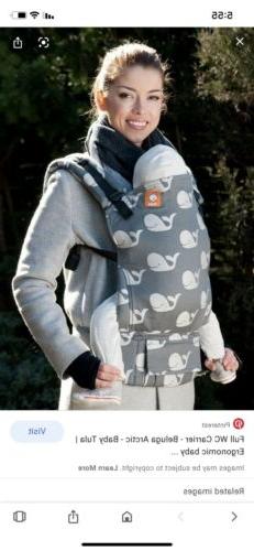 NWT Tula Baby Carrier Full Wrap Conversion Beluga Whale Stan