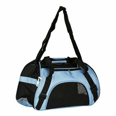Pet Carrier Soft Sided Large Cat /Dog Comfort Mineral Purple