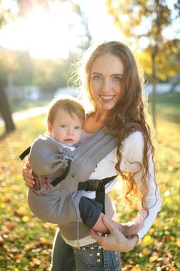 Linen Light Backpack Baby Carrier for Toddler and Infan.Slin