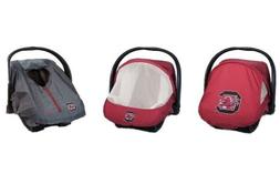 NCAA USC GAMECOCKS Car Seat Carrier Cover Combo Pack Sun/Bug