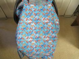 NEW - Nemo  Fish Print Handmade Baby Car Seat Carrier Cover 