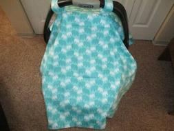 NEW - WINTER - Elephants Print Handmade  Baby Car Seat Carri