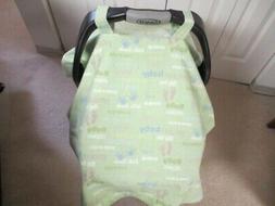 NEW - WINTER - Peek-a-boo Print Handmade  Baby Car Seat Carr