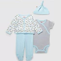 Nwt Skip Hop Baby Boy Blue 4 Pc 100% Cotton Welcome Home Clo