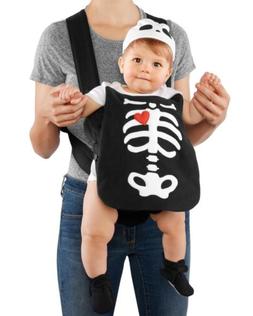 NWT Carters Baby Skeleton Carrier Costume Halloween One Size