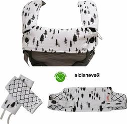 Organic Drool & Teething Pads With Bib Designed for Ergobaby