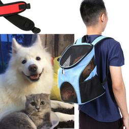 Outdoor Pet Carrier Double Shoulder Bag Dog Cat Backpack Pet
