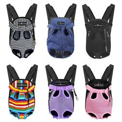 Pet Carrier Backpack Adjustable Pet Front Cat Dog Carrier Tr