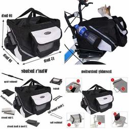 Pet Carrier Bicycle Basket Bag Carrier/Booster Backpack For 
