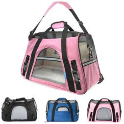 Pet Carrier Dog Cat Puppy Comfort Travel Bag Mesh Backpack H