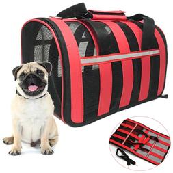 Pet Carrier Foldable For Dog Cat Travel Backpack Large Small