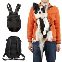 Pet Dog Carrier Bag Shoulder/Sling/Net Backpack Legs Out Fro