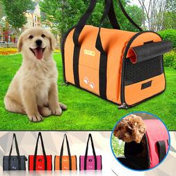 Pet Dog Puppy Cat Portable Travel Carrier Tote Cage Bag Crat