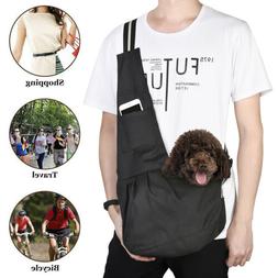 Pet Sling Carrier Bag Tote Shoulder Dog Puppy Purse Pouch Tr