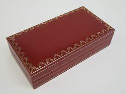Cartier Red Pen Eyewear Glasses Eyeglass Frame Hard Case Box