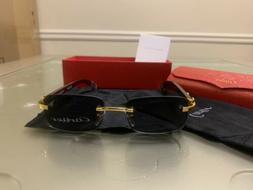 Cartier Rimless Wood Vintage Glasses