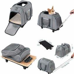 Rolling Pet Carrier For Pets Up To 28 Lbs Not Airline Approv