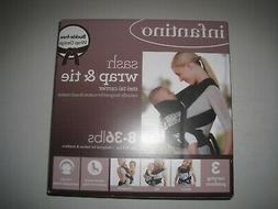 Infantino Sash Mei Tai Carrier Black/Gray